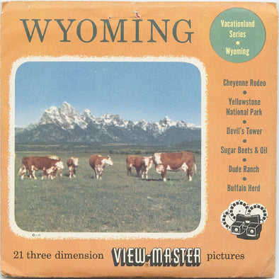 5 ANDREW - Wyoming - View-Master 3 Reel Packet - 1957 - vintage - A305-S3 Packet 3dstereo 