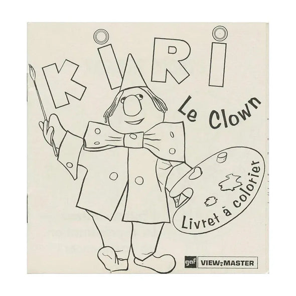 2ANDREW - Kiki Le Clown - View-Master 3 Reel Packet - vintage - (B449-BGO) Packet 3Dstereo 