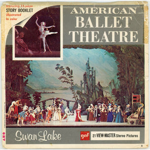American Ballet Theater - Swan Lake - View-Master 3 Reel Packet - late 1960s - vintage - BARG-B777-G1A Packet 3dstereo 