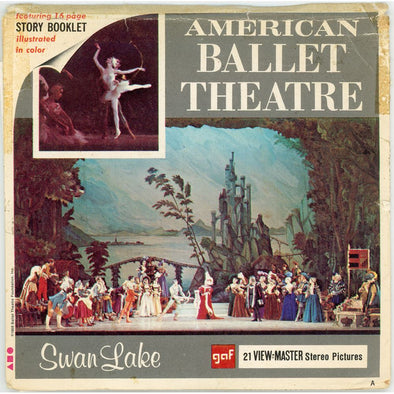 American Ballet Theater - Swan Lake - View-Master 3 Reel Packet - late 1960s - vintage - BARG-B777-G1A Packet 3dstereo 