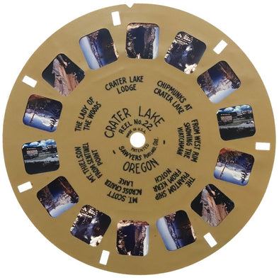 Crater Lake Oregon - View-Master Buff Reel - vintage - (BUF-22c) Reels 3dstereo 