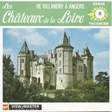 5 ANDREW - Les Châteaux de la Loire - View-Master 3 Reel Packet - vintage - C222-F-BG3 Packet 3dstereo 