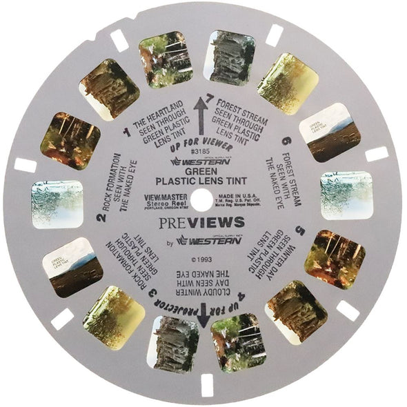 5 ANDREW - Green Plastic Lens Tint - Previews by Western - View-Master Commercial Reel 3D - vintage Reels 3dstereo 