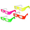 3D Fireworks Glasses - Set of 20 Neon - Prismatic Diffraction Glasses - NEW 3dstereo 