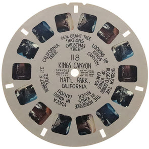 Kings Canyon National Park - California - View-Master Hand-Lettered Reel - vintage - (HL-118n) Reels 3dstereo 