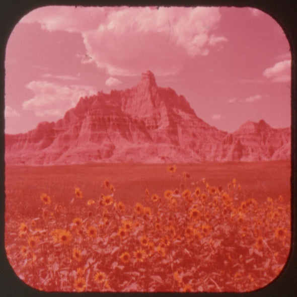 Badlands National Monument - View-Master 3 Reel Packet - 1970s views - vintage - (BARG-H70-G5NK) Packet 3dstereo 