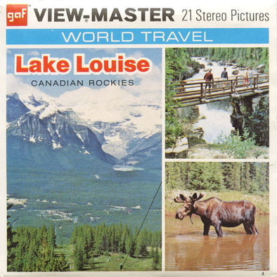 5 ANDREW - Lake Louise - View-Master 3 Reel Packet - vintage - A007-G3A Packet 3dstereo 