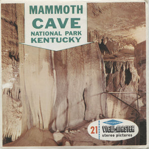 Mammoth Cave National Park - View-Master 3 Reel Packet - vintage - A846-S6 Packet 3dstereo 