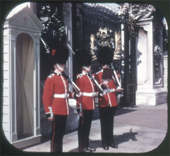 5 ANDREW - London Pageantry - View-Master 3 Reel Packet - vintage - C295E-BS6 Packet 3dstereo 