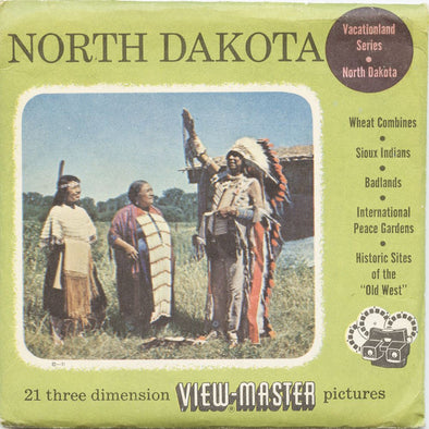 5 ANDREW - North Dakota - View-Master 3 Reel Packet - 1956 - vintage - NDAK-1,2,3-S3 Packet 3dstereo 