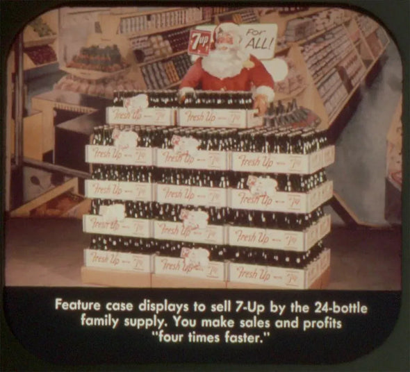 7-UP Holiday Promotion 1956 - View-Master Commercial Reel - vintage CREL 3dstereo 
