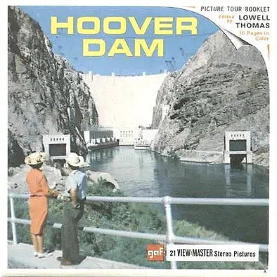 5 Andrew - Hoover Dam - View-Master 3 Reel Set - 1960s views - vintage - A158-G1A Packet 3dstereo 