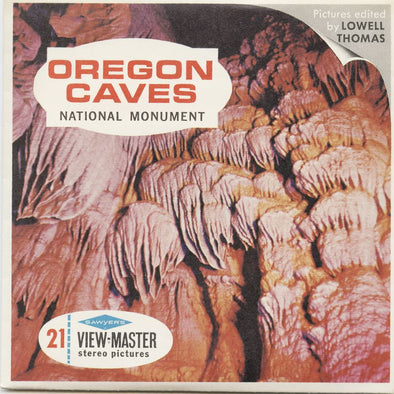 5 ANDREW - Oregon Caves - View-Master 3 Reel Packet - vintage - A248-S6 Packet 3dstereo 