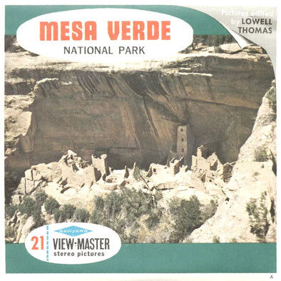 5 ANDREW - Mesa Verde National Park - Colorado - View-Master 3 Reel Packet - vintage - A325-S6A Packet 3dstereo 