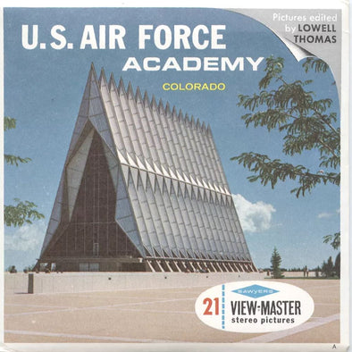 5 ANDREW - U.S. Air Force Academy - Colorado - View-Master 3 Reel Packet - vintage - A326-S6A Packet 3dstereo 