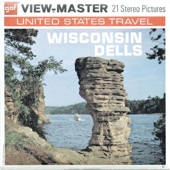 4 ANDREW - Wisconsin Dells - View-Master 3 Reel Packet - vintage - A526-G3C Packet 3dstereo 