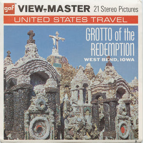 5 ANDREW - Grotto of the Redemption - West Bend - View-Master 3 Reel Packet - vintage - A541-G3B Packet 3dstereo 