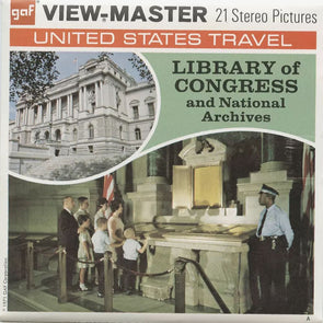 5 ANDREW - Library of Congress and National Archives - View-Master 3 Reel Packet - vintage - A797-G3A Packet 3dstereo 