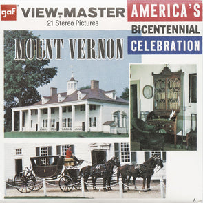 5 ANDREW - Mount Vernon - View-Master 3 Reel Packet - vintage - A812-G3A Packet 3dstereo 