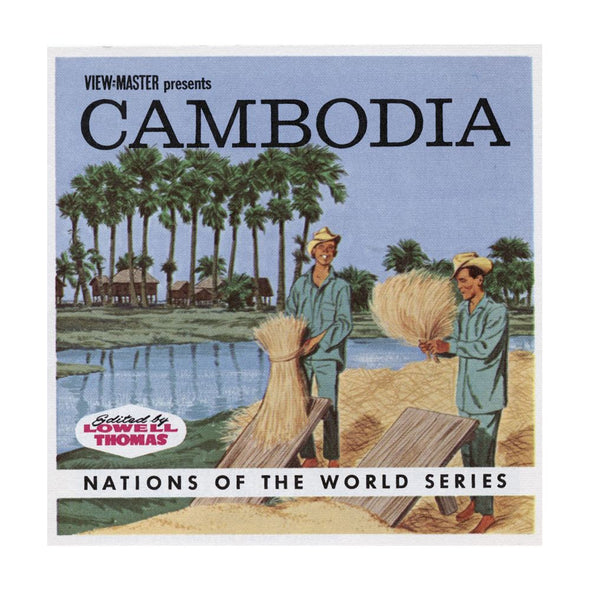 ANDREW - Cambodia - View-Master 3 Reel Packet - vintage - B249-G1A Packet 3dstereo 