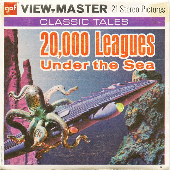 5 ANDREW - 20,000 Leagues Under The Sea - View-Master 3 Reel Packet - 1960s - vintage - B370-G3A Packet 3dstereo 