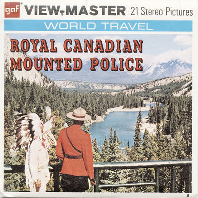 5 ANDREW - Royal Canadian Mounted Police - View-Master 3 Reel Packet - vintage - B750-G3B Packet 3dstereo 