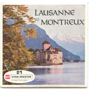 4 ANDREW - Lausanne to Montreux - View-Master 3 Reel Packet - vintage - C133E-BG1 Packet 3dstereo 