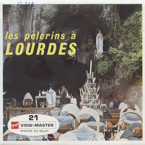5 ANDREW - les Pèlerins à Lourdes - View-Master 3 Reel Packet - vintage - C182F-BG1 Packet 3dstereo 
