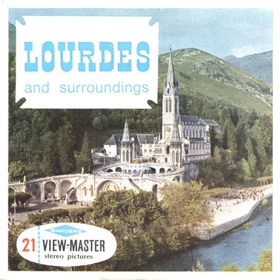 5 ANDREW - Lourdes and Surroundings - View-Master 3 Reel Packet - vintage - C184E-BS6 Packet 3dstereo 