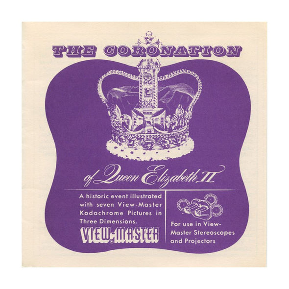 5 ANDREW - The Coronation of Queen Elizabeth - View-Master 3 Reel Packet - vintage - S2 Packet 3dstereo 