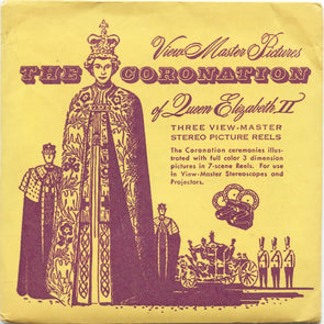 5 ANDREW - The Coronation of Queen Elizabeth - View-Master 3 Reel Packet - vintage - S2 Packet 3dstereo 