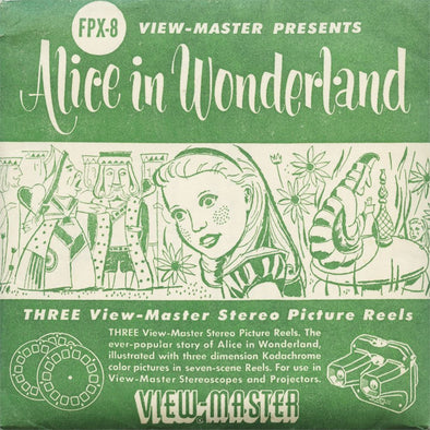 5 ANDREW - Alice in Wonderland - View-Master 3 Reel Packet - vintage - S1 Packet 3dstereo 