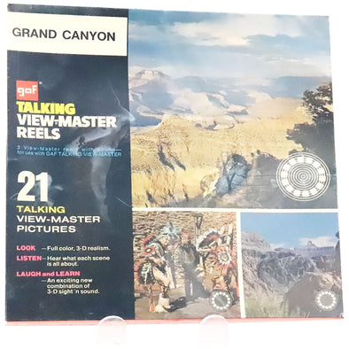 4 ANDREW - Grand Canyon - View-Master Talking 3 Reel Packet - vintage Talking View-Master 3dstereo 