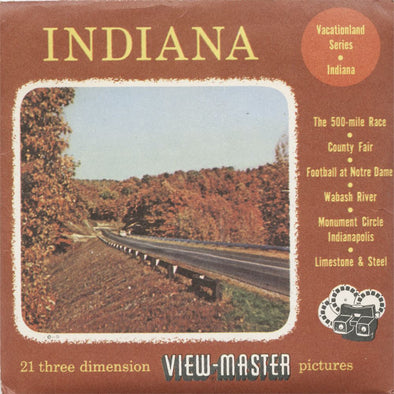 5 ANDREW - Indiana - View-Master 3 Reel Packet - vintage - S3 Packet 3dstereo 