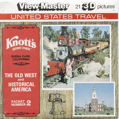 5 ANDREW - Knott's Berry Farm - Packet No. 2 - View-Master 3 Reel Packet - 1979 - vintage - K33-V2 Packet 3dstereo 