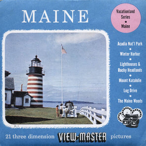 5 ANDREW - Maine - View-Master 3 Reel Packet - vintage- S3 Packet 3dstereo 
