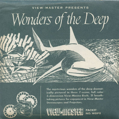 5 ANDREW - Wonders of the Deep - View-Master 3 Reel Packet - vintage - S2 Packet 3dstereo 
