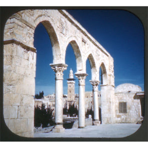 5 ANDREW - Moslem Temple Area - Jerusalem Palestine - View-Master Single Reel - 1948 - vintage - 4004 Reels 3dstereo 