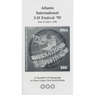 2 ANDREW - Atlanta International 3D Festival '95 - Old & New 3D Images - 3 ViewMaster reels in album Packet 3dstereo 