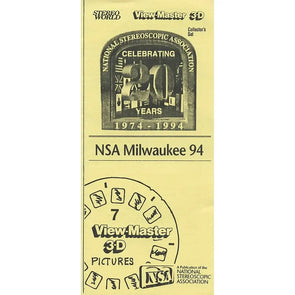 2 ANDREW - 1994 - NSA Milwaukee - ViewMaster Single Reel Celebrating Stereo World images Packet 3dstereo 