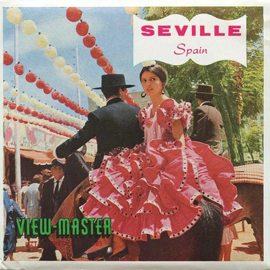 Seville, Spain - View-Master 3 Reel Packet - vintage - (C243-BS5) Packet 3Dstereo 
