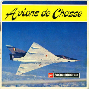 Avions de chasse (Jet Fighters) - Vintage Classic View-Master(R) 3 Reel Packet - 1960s views Packet 3dstereo 