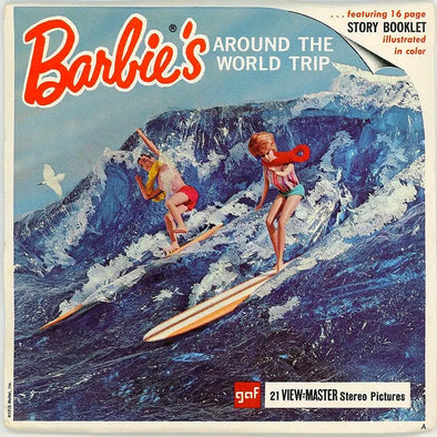 Barbie's Around the World Trip - View-Master 3 Reel Packet - vintage - (PKT-B500-G1A) Packet 3Dstereo 