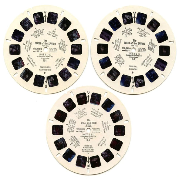 Birth of Jesus - View-Master 3 Reel Packet - 1960s - Vintage - (ECO-B875-S5) Packet 3Dstereo 