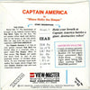 Captain America - View-Master 3 Reel Packet - 1970s - Vintage - (ECO-H43-G5) Packet 3Dstereo 