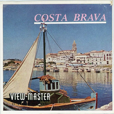 Costa Brava - View-Master - Vintage - 3 Reel Packet - 1960s views - (PKT-C240-S5) Packet 3dstereo 