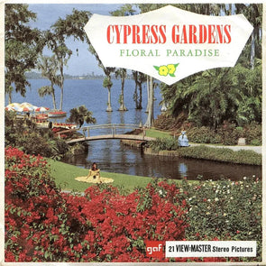 Cypress Gardens - Floral Paradise - View- Master 3 Reel Packet - 1960s views - vintage - (PKT-A969-G1A) Packet 3dstereo 