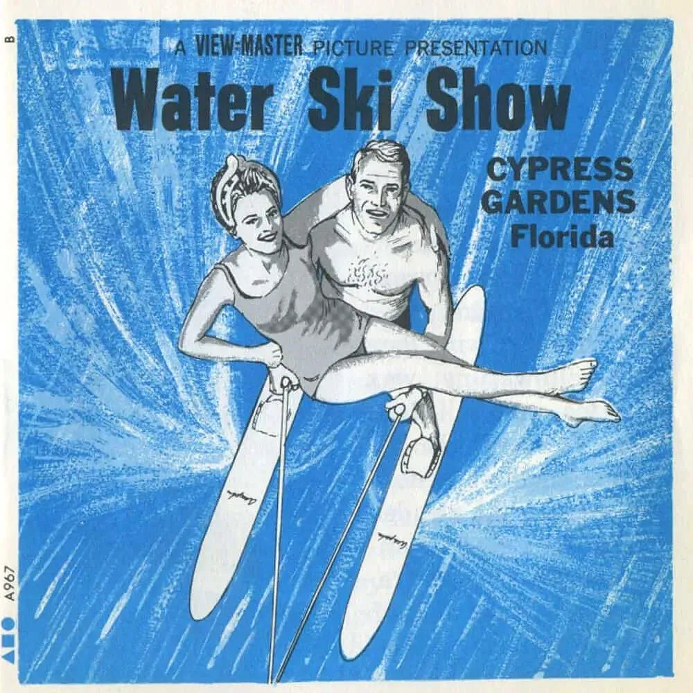 Cypress Gardens Water Ski Show ViewMaster 3 Reel Packet 1960s v