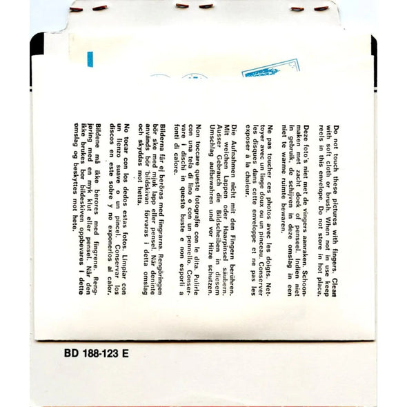 Dick Turpin - View-Master 3 Reel Set on Card - (zur Kleinsmiede) - (BD188-123E) - vintage VBP 3dstereo 