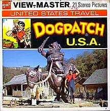 Dogpatch USA, Marble Falls, Arkansas - View-Master 3 Reel Packet - 1970s views - vintage - (ECO-A442-G3A) 3Dstereo 